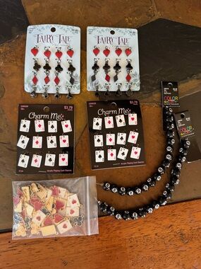 Poker theme beads
